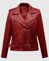 Last Christmas Emilia Clarke Leather Motorcycle Jacket