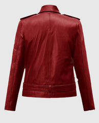 Last Christmas Emilia Clarke Leather Motorcycle Jacket