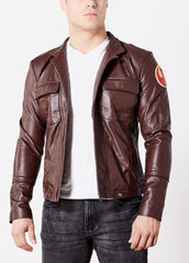 Rebel Alliance Brown Leather Jacket