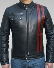 Jason Statham Death Race Black Leather Jacket