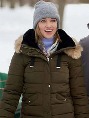 Katie Cassidy A Royal Christmas Crush Parachute Jacket