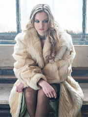 Womens April X Lilly Krug Fur Coat