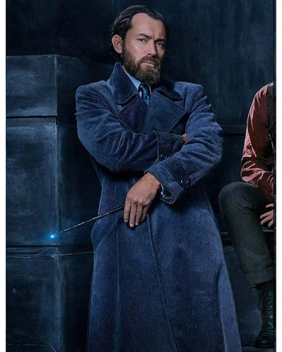 Fantastic Beasts Albus Dumbledore Blue Coat