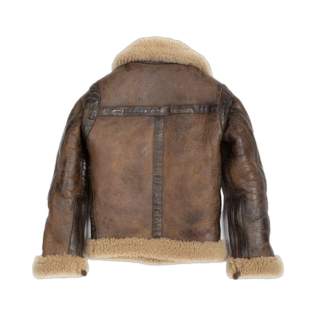 Arnold Schwarzenegger B6 Shearling Leather Jacket