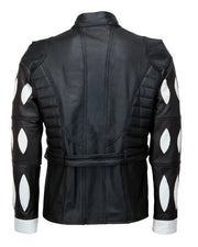 Astarion Black Leather BG3 Cosplay Gaming Jacket