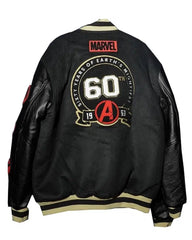 Avengers 2024 Black Varsity Jacket