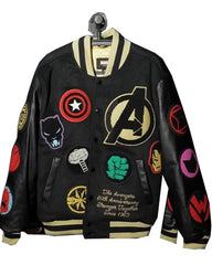 Avengers 2024 Black Varsity Jacket