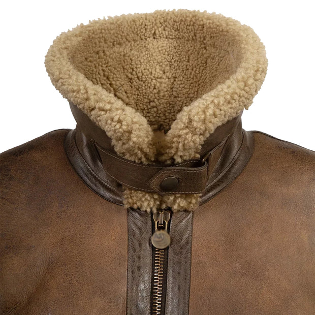 Arnold Schwarzenegger B6 Shearling Leather Jacket