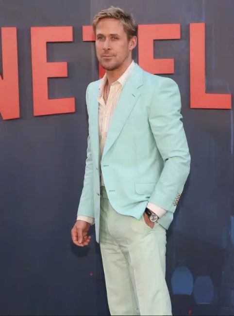 Barbie Movie 2023 Ken Ryan Gosling Blue Blazer