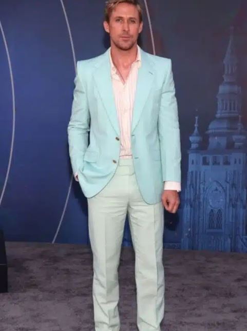 Barbie Movie 2023 Ken Ryan Gosling Blue Blazer