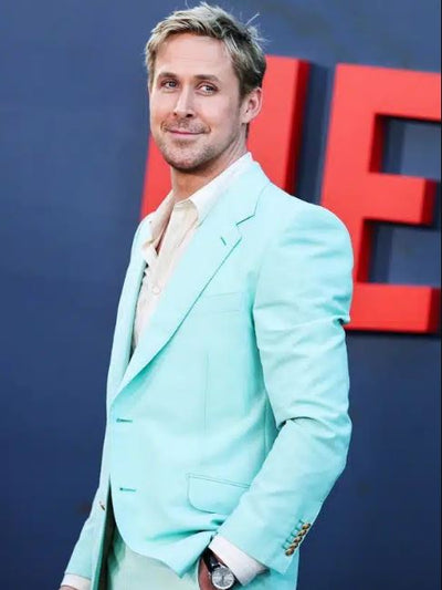 Barbie Movie 2023 Ken Ryan Gosling Blue Blazer