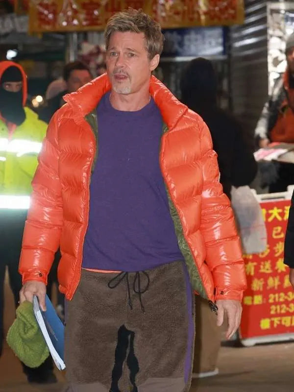 Wolves 2024 Brad Pitt Puffer Jacket