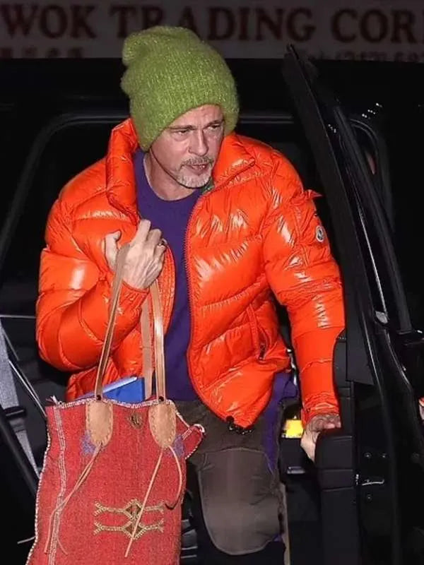 Wolves 2024 Brad Pitt Puffer Jacket