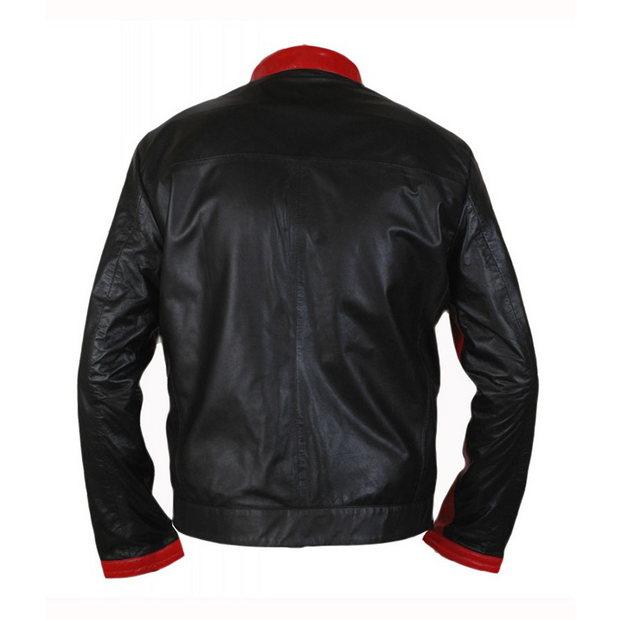 Bruce Wayne The Batman Black Leather Costume Jacket