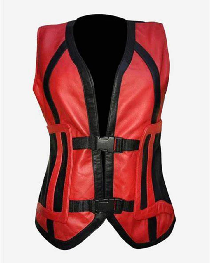 Harley Quinn Injustice 2 Leather Jacket and Vest