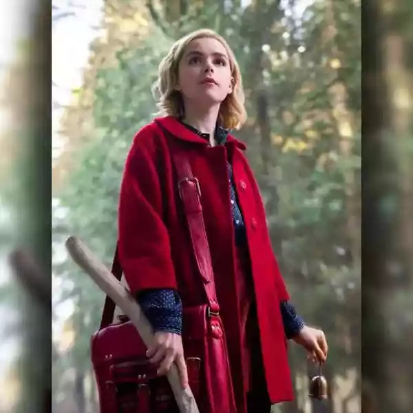 Chilling Adventures of Sabrina Kiernan Shipka Red Coat