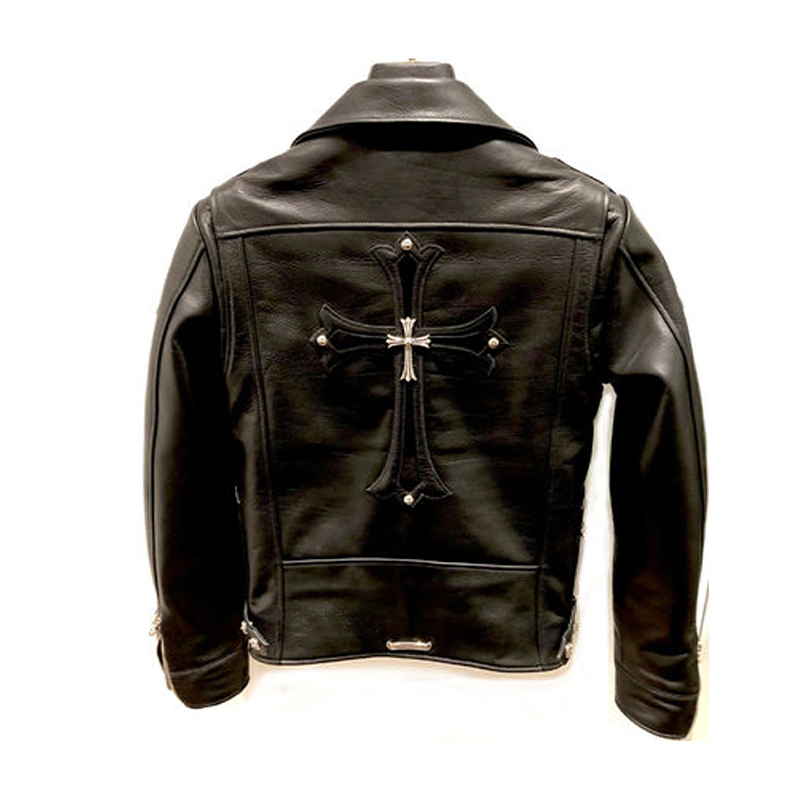 Chrome Hearts Biker Leather Jacket