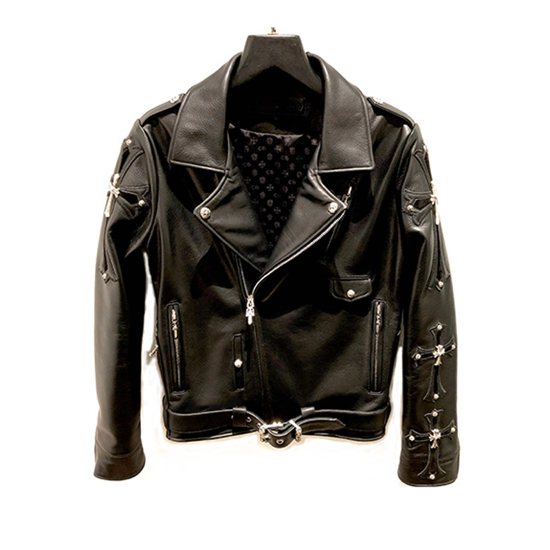 Chrome Hearts Biker Leather Jacket