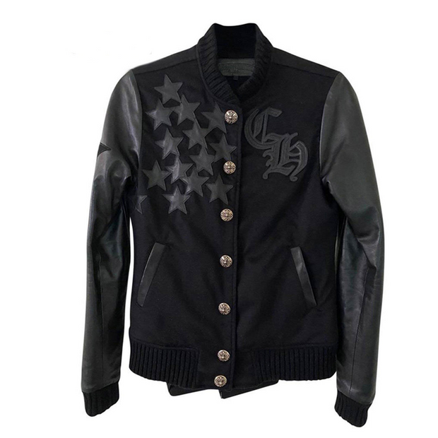 Chrome Hearts Letterman Bomber Jacket