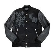 Chrome Hearts Letterman Bomber Jacket