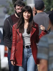 Madame Web Dakota Johnson Double Breasted Coat