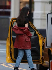 Madame Web Dakota Johnson Double Breasted Coat