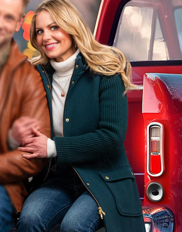 A Christmas Less Traveled Candace Cameron Bure Coat