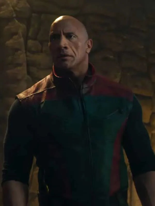 Dwayne Johnson Red One Leather Vest