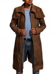 Fallout NCR Coat - Ranger Brown Leather Coat