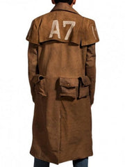 Fallout NCR Coat - Ranger Brown Leather Coat