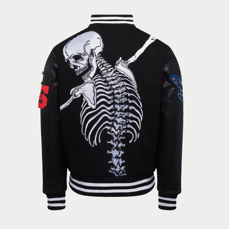 Rod Godspeed Skull Varsity Jacket