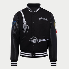 Rod Godspeed Skull Varsity Jacket