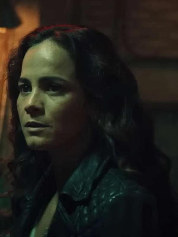 Alice Braga Hypnotic 2023 Black Leather Jacket