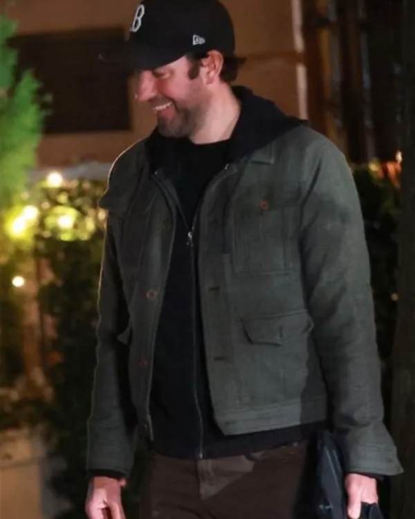 If 2024 John Krasinski Grey Jacket