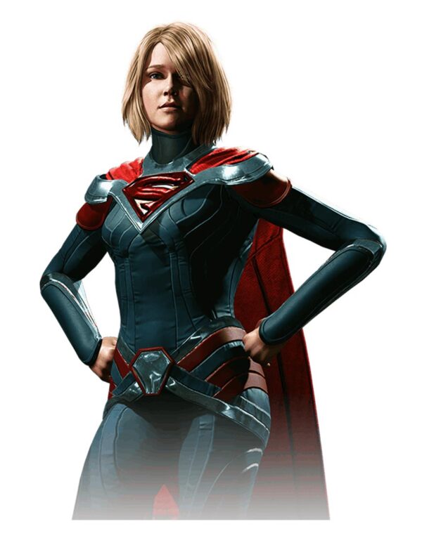 Injustice 2 Super Girl Kara Zor El Leather Jacket