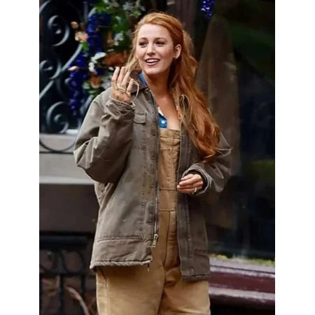 Blake Lively It Ends with Us 2024 Bomber Jacket