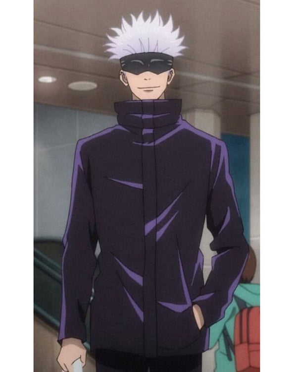 Jujutsu Kaisen Anime Blue Velvet Cosplay Jacket