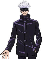 Jujutsu Kaisen Anime Blue Velvet Cosplay Jacket