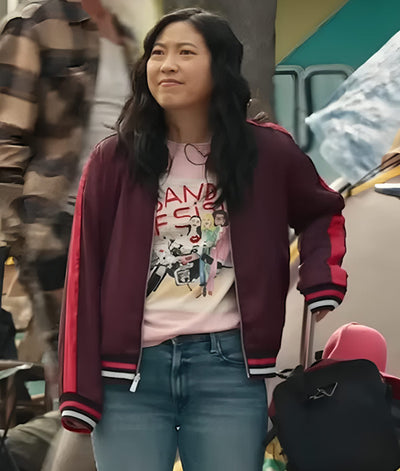 Awkwafina Jackpot 2024 Bomber Jacket