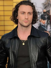 Kraven The Hunter Aaron Taylor Johnson Leather Jacket