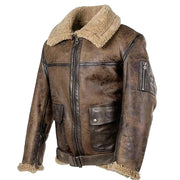 Arnold Schwarzenegger B6 Shearling Leather Jacket