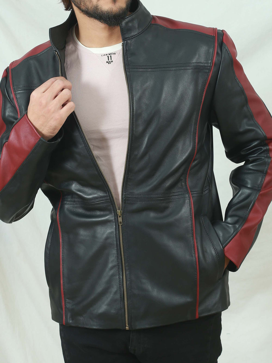 Mens Mass Effect 3 N7 Leather Jacket