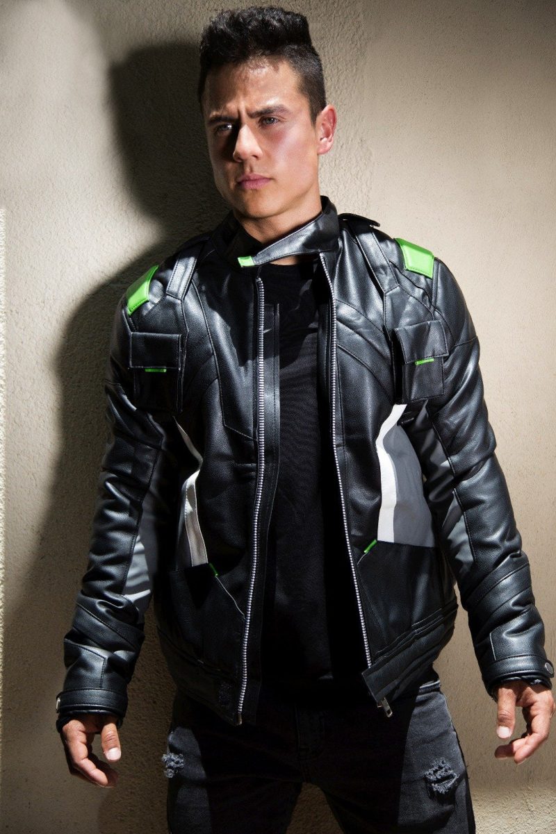 Mens Soldier 76 Houston Outlaws Leather Jacket