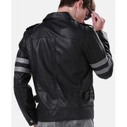 Resident Evil 6 Game Leon Kennedy Black Leather Jacket