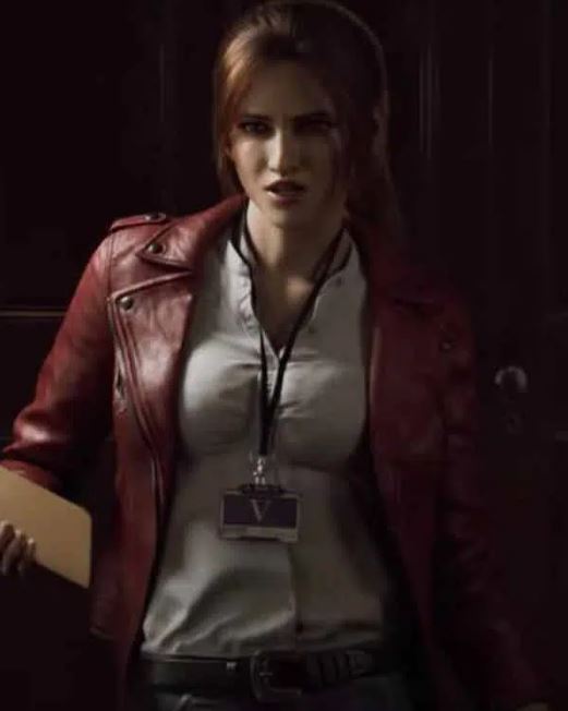 Resident Evil Infinite Darkness Claire Redfield Leather Jacket