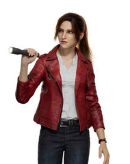 Resident Evil Infinite Darkness Claire Redfield Leather Jacket