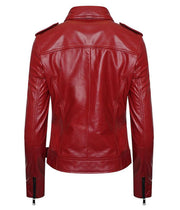 Resident Evil Infinite Darkness Claire Redfield Red Biker Jacket