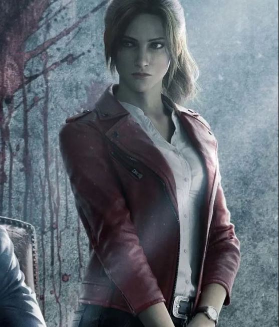 Resident Evil Infinite Darkness Claire Redfield Leather Jacket