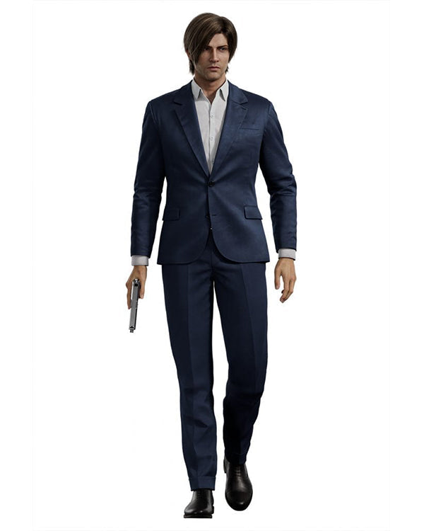 Resident Evil Infinite Darkness Leon Kennedy Blue Suit