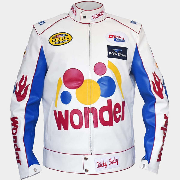 Men's Ricky Bobby Jacket - Wonder Faux Leather Jacket